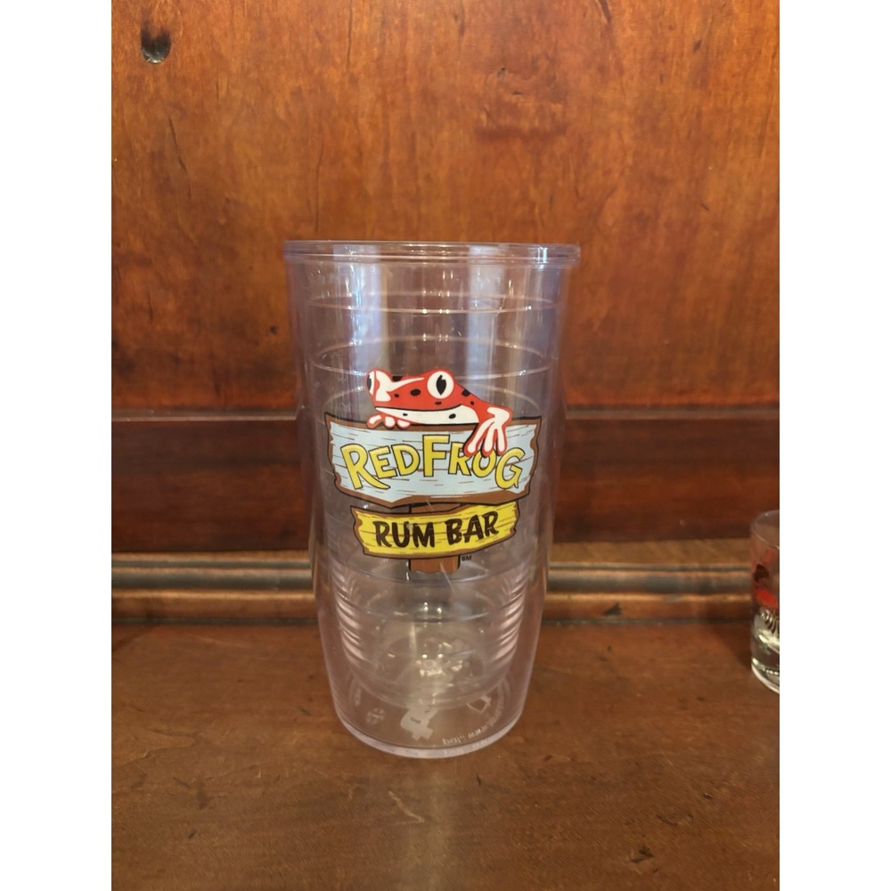Tervis Red Frog Rum Bar Insulated 16oz Tumbler Carnival Cruise Line No Lid